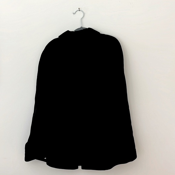 NWOT Bonpoint Black Velvet Cape Parisian Swan - Girls size 12 - Picture 3 of 5